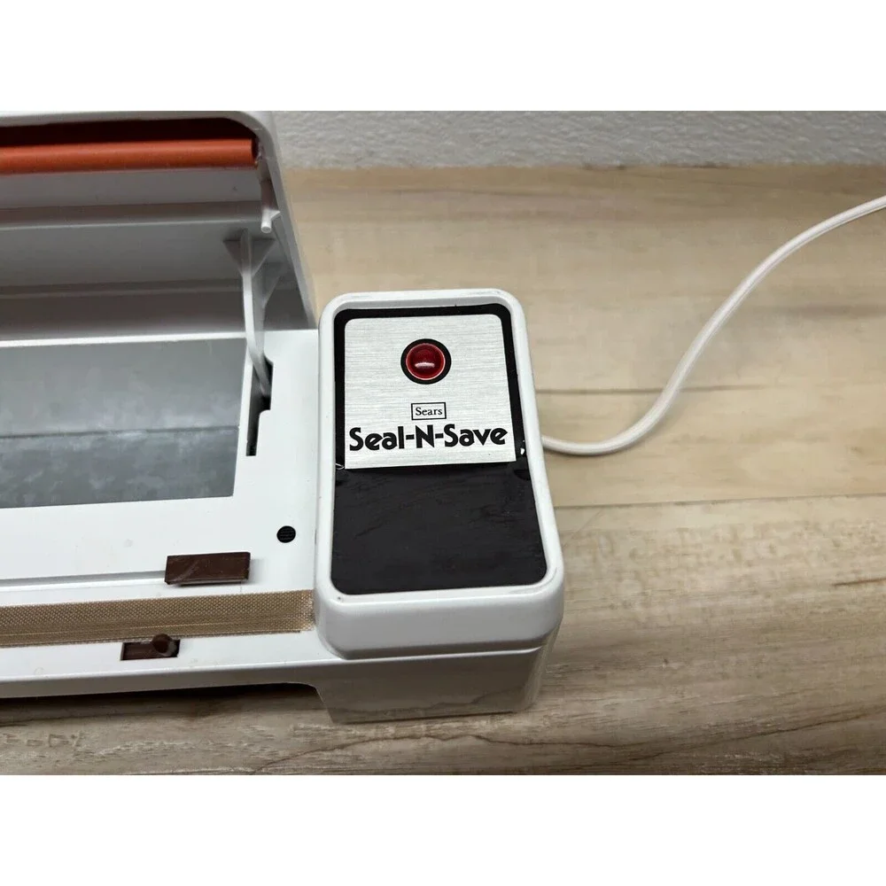Vtg Sears Seal N Save Cook Save Prepaire Preserve Food Sealing White Machine